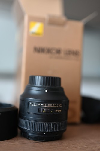 Nikon nikkor 85mm - af-s, f/1.8g