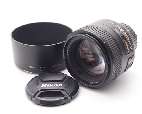 Nikon nikkor 85mm 1 - af-s, g