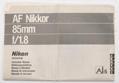 Nikon foglio uso - nikon,