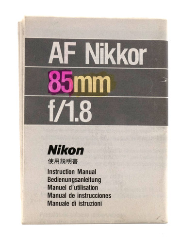 Nikon foglio uso - nikon, af